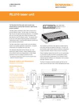 Data sheet: RLU10 laser unit