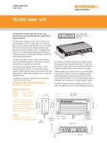 Data sheet: RLU20 laser unit