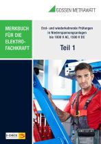 MERKBUCH FÜR DEN ELEKTROFACHMANN - 1