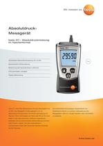 Absolutdruck-Messgerät - testo 511 - 1