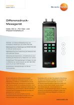 DifferenzdruckMessgerät testo 312-4 - 1