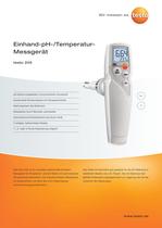 Einhand-pH-/Temperatur-Messgerät - testo 205