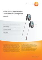 Einstech-/Oberflächen-Temperatur-Messgerät - testo 905 - 1