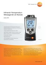 Infrarot-Temperatur-Messgerät (2-Kanal) - testo 810 - 1