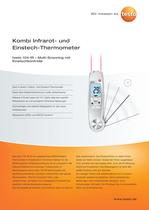 Kombi Infrarot- und Einstech-Thermometer - testo 104-IR