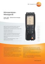 testo 480 Klimaanalyse-Messgerät - 1