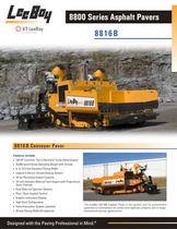 8816B Conveyor Paver