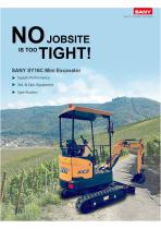 SANY SY16 mini excavator