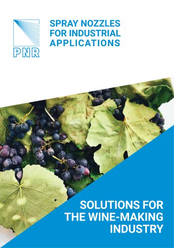 BROCHURE - SOLUTIONS FOR THE WINE-MAKING INDUSTRY