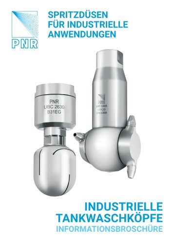 BROCHURE - SPRITZDÜSEN FÜR INDUSTRIELLE ANWENDUNGEN