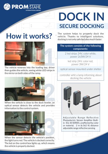 Safety Dock IN lights system