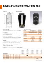 Kolbenstangenschutz, FIBRO-TEX® 2480.081. PDF Kolbenstangenschutz, FIBRO-TEX® 2480.081. - 2