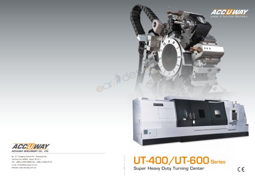 UT-400/UT-600 Super Heavy Duty Turning Center Series