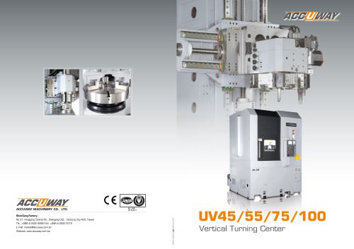 UV 45/55/75 VERTICAL TURNING CENTER