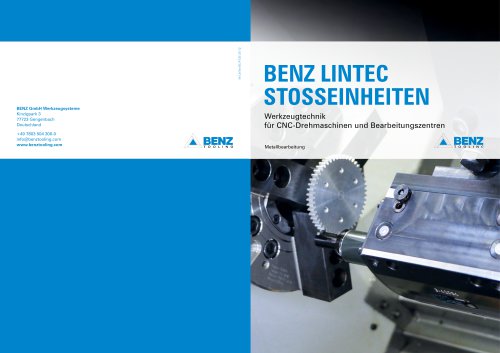 BENZ LINTEC Sto&szlig;einheiten Drehzentrum und Bearbeitungszentrum