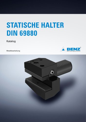 BENZ Tooling Statische Halter DIN 69880
