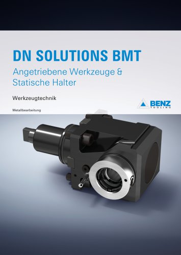 DN Solutions BMT: Angetriebene Werkzeuge und Statische Halter
