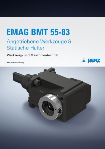 EMAG BMT 55-83: Angetriebene Werkzeuge und Statische Halter