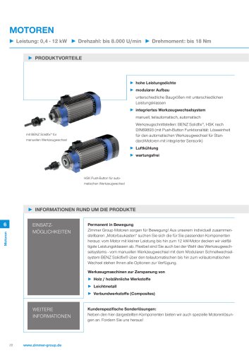 Produktdatenblatt: Motoren