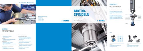 Produktdatenblatt: Motorspindeln