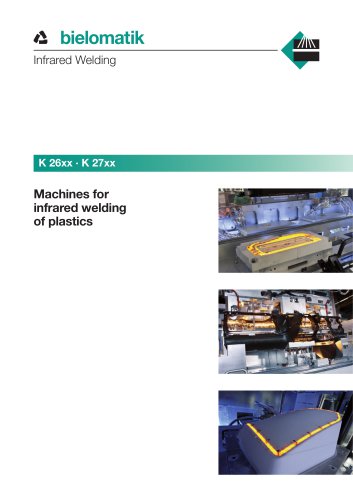 Machines for infrared welding of plastics