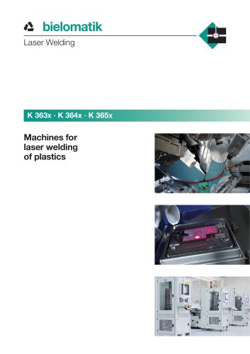 Machines for laser welding of plastics