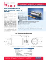 200 Series Positive Displacement Pump & Motor