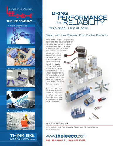 Electro-Fluidic Systems Line Card