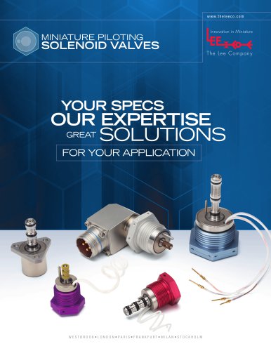 Miniature Piloting Solenoid Valves