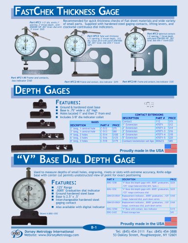  Fast Check Thickness Gage