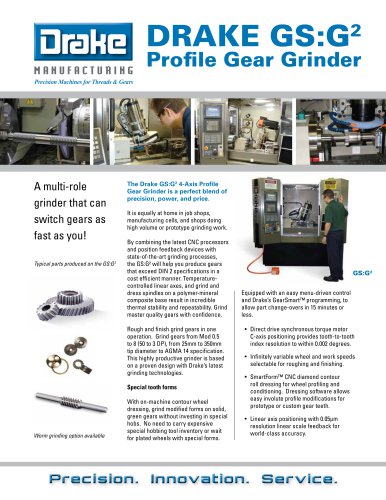 GS:G 2 Profile Gear Grinder