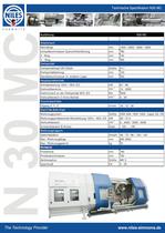 CNC-Bearbeitungszentren der C-Baureihe N 30 MC