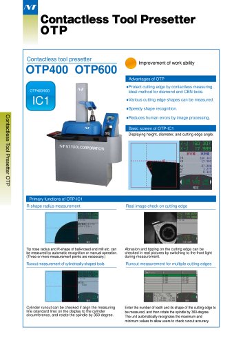 Contactless Tool Presetter