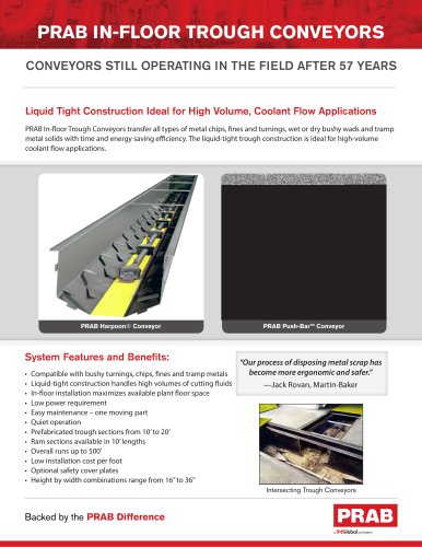 In-Floor Trough Conveyors