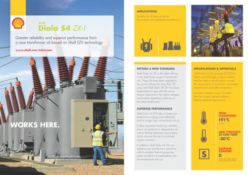 SHELL DIALA S4 ZX-I PRODUCT LEAFLET