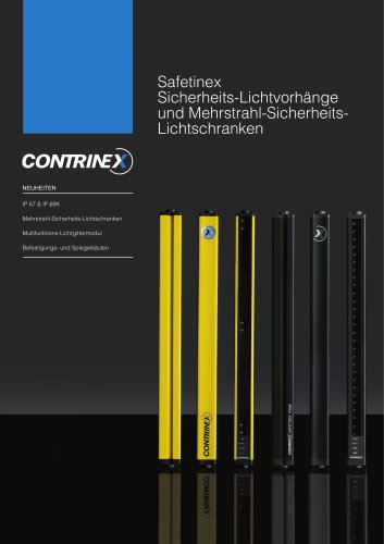 Sichercheits-Lichtvorhänge und Mehrstrahl-Sicherheits-Lichtschranken