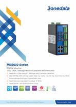 3onedata | MES600 | IEC61850 | Managed | DIN-rail | 8 ports Industrial Ethernet Switch with 4 Serial ports | Electric Power System