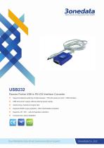 3onedata | USB232 | 1-port USB to RS-232 Converter