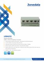 3onedata | USB4232 | USB to 4-port RS-232 Converter