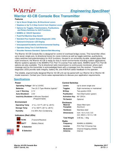 Warrior 42-CB Console Box