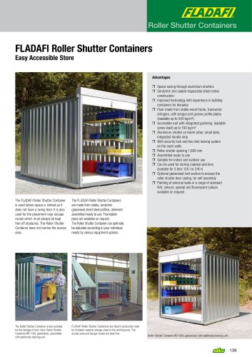 Roller Shutter Container