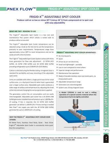 Adjustable Spot Cooler System