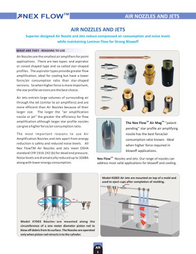 AIR NOZZLES AND JETS