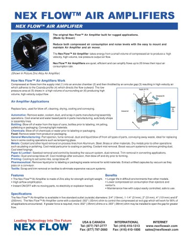 Fixed Air Amplifiers