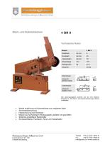 Plate and Bar Stock Shear - 4 BR 8