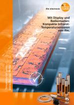 Mit Display und Bedientasten: Kompakte Infrarot-Temperatursensoren von ifm. - 1