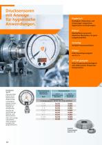 Die richtige Wahl für Ihren Einsatz. Drucksensoren von ifm. - 14