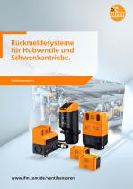 Rückmeldesysteme für Hubventile und Schwenkantriebe 2012 - 1