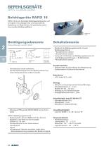 Kapitel 2.1 "Befehlsgeräte RAFIX 16", Auszug aus Katalog Elektromechanische Bauelemente 2015-4