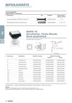 Kapitel 2.1 "Befehlsgeräte RAFIX 16", Auszug aus Katalog Elektromechanische Bauelemente 2015-8